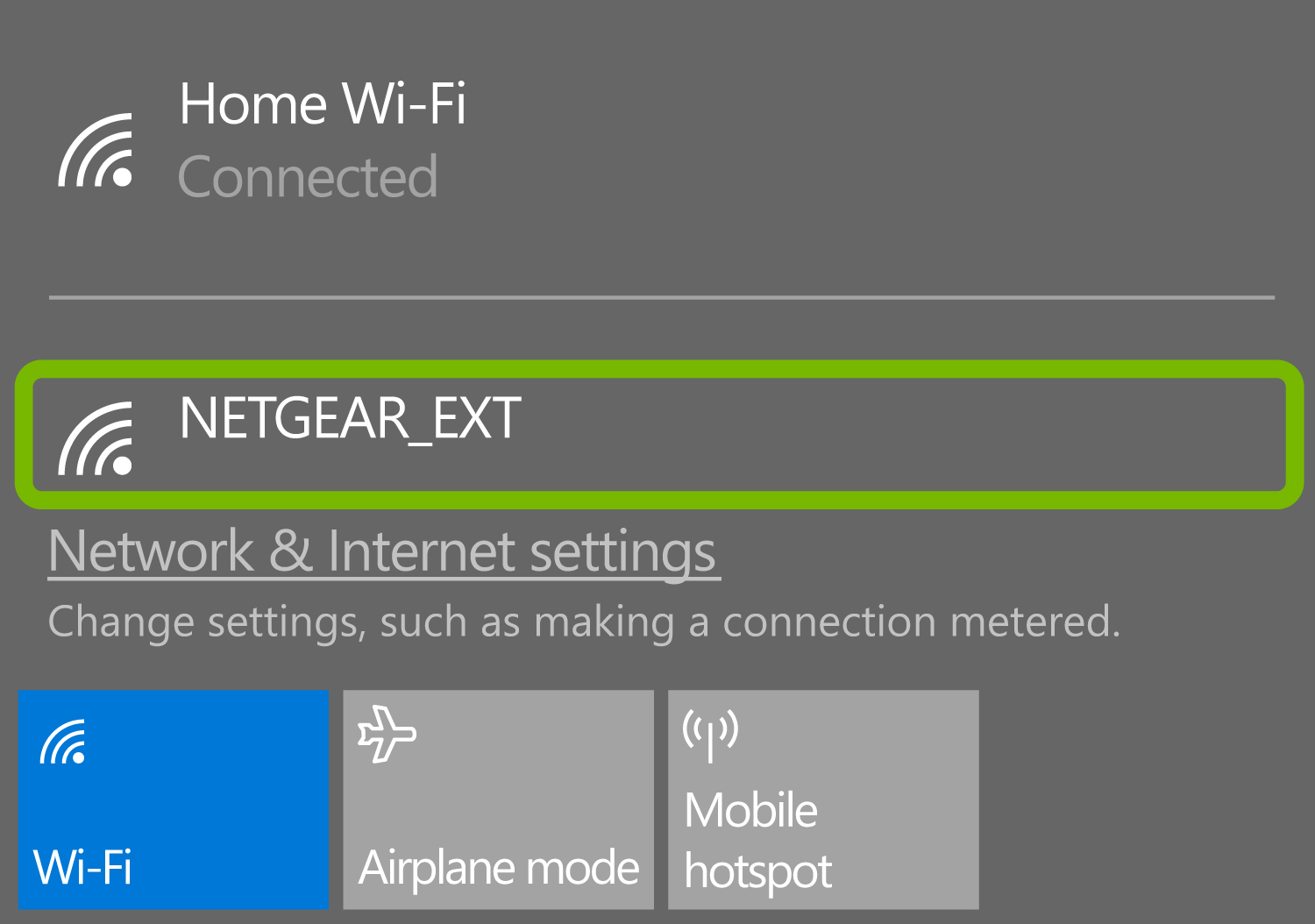 Netgear_ext Network