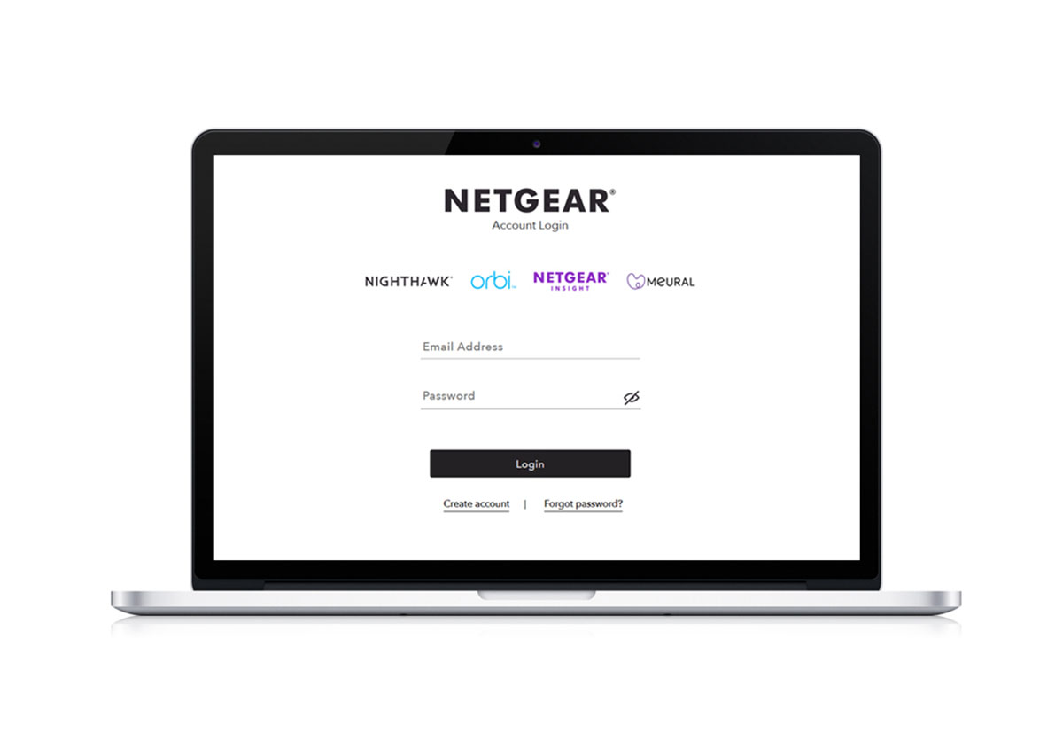 Log in to MyNETGEAR