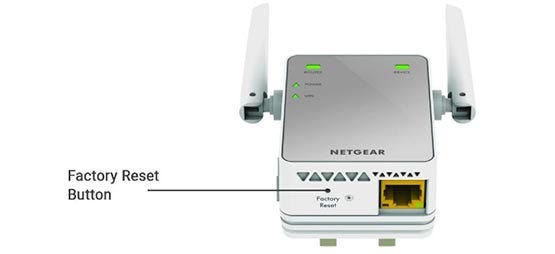 Reset Netgear Extender